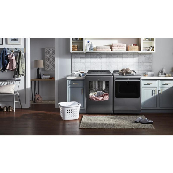 Whirlpool® Sécheuse au gaz à chargement vertical avec détection perfectionnée d’humidité - 7.4 pi cu WGD8127LC