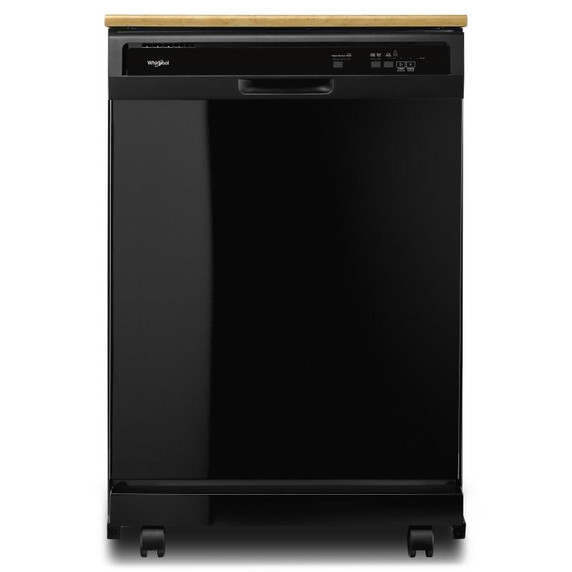 Whirlpool® Lave-vaisselle robuste avec programme de lavage en une heure WDP370PAHB