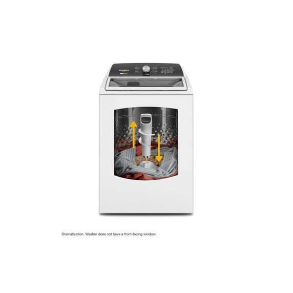 Whirlpool® Laveuse à chargement vertical avec agitateur amovible - 5.4-5.5 pi cu C.E.I. WTW5057LW