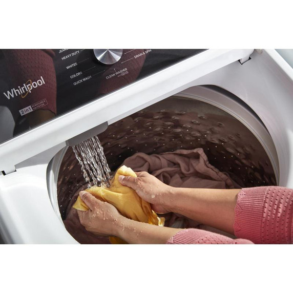 Whirlpool® Laveuse à chargement vertical avec agitateur amovible - 5.4-5.5 pi cu C.E.I. WTW5057LW