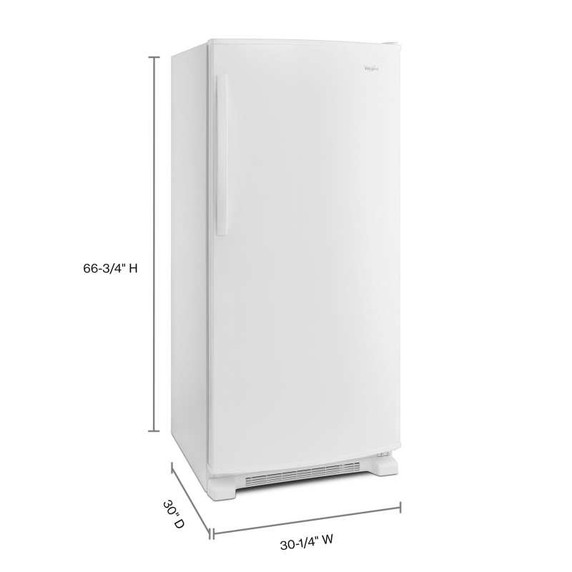 Réfrigérateur sans congélateur Whirlpool® de 31 po avec éclairage à DEL – 18 pi³ WRR56X18FW