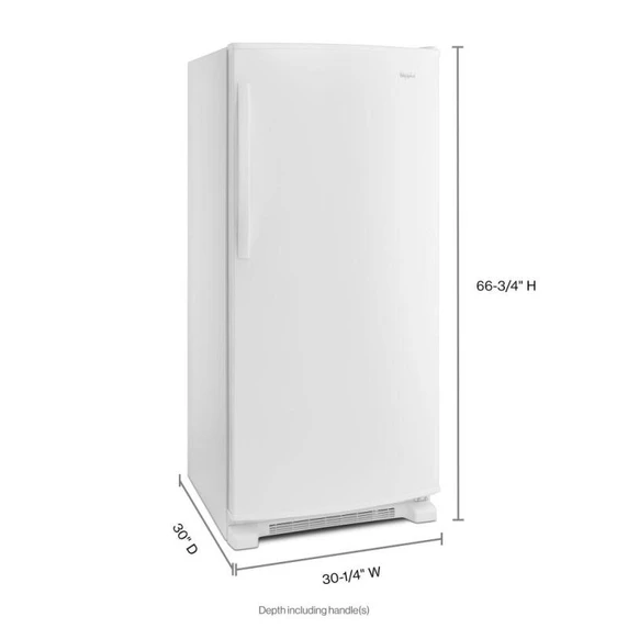 Réfrigérateur sans congélateur Whirlpool® de 31 po avec éclairage à DEL – 18 pi³ WRR56X18FW