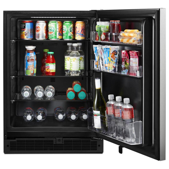 Whirlpool® Réfrigérateur sous le comptoir avec poignée style porte-serviette - 24 po - 5.1 pi cu WUR35X24HZ