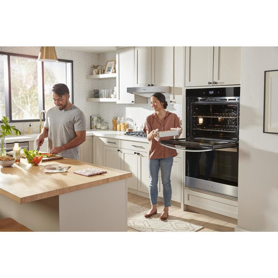 Whirlpool® Four mural double avec friture à air si connecté - 10 pi cu total WOED5030LZ