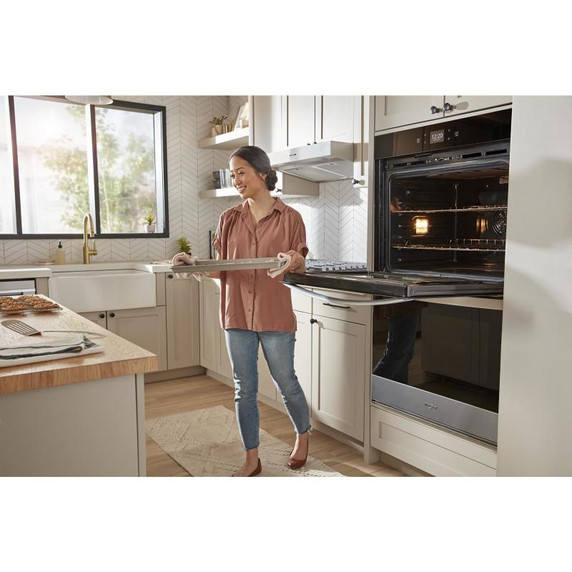Whirlpool® Four mural double avec friture à air si connecté - 10 pi cu total WOED5030LZ