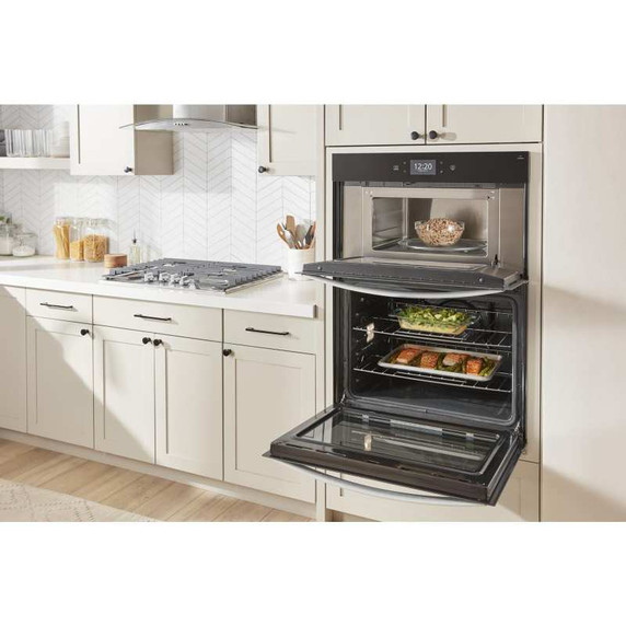 Whirlpool® Four mural à micro-ondes combiné avec friture à air de 6.4 pi cu WOEC7030PZ