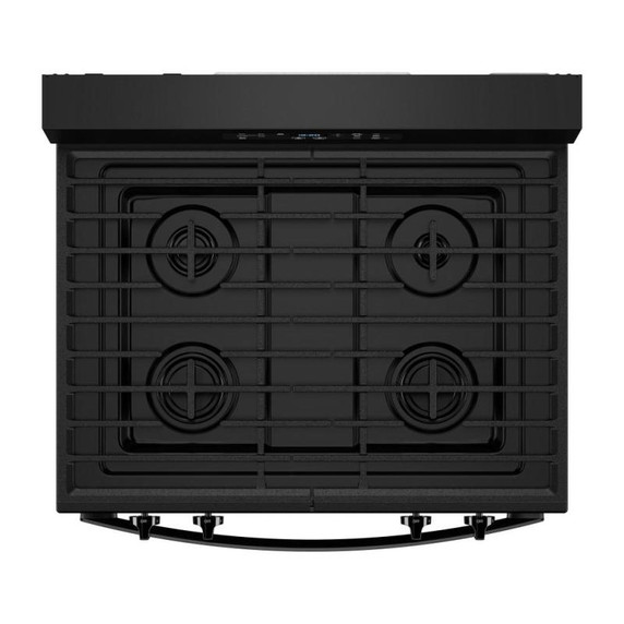 Whirlpool® Cuisinière au gaz autonettoyante avec mode sans préchauffage de 30 po WFGS3530RB