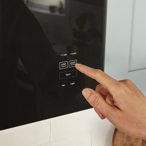 Whirlpool® Four à micro-ondes à hotte intégrée affleurant sans plateau tournant YWMMF5930PV