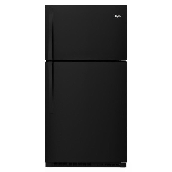Réfrigérateur à congélateur supérieur  de 33 po Whirlpool® avec machine à glaçons facultative EZ Connect WRT541SZDB