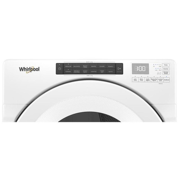Whirlpool® Sécheuse électrique à chargement frontal avec commandes tactiles intuitives - 7.4 pi cu YWED5620HW