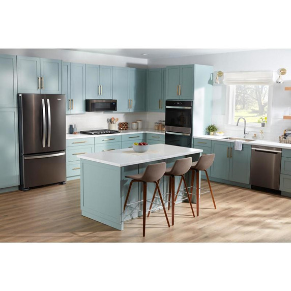 Whirlpool® Table de cuisson au gaz avec grilles en fonte à charnière EZ-2-Lift™, 30 po WCGK5030PB