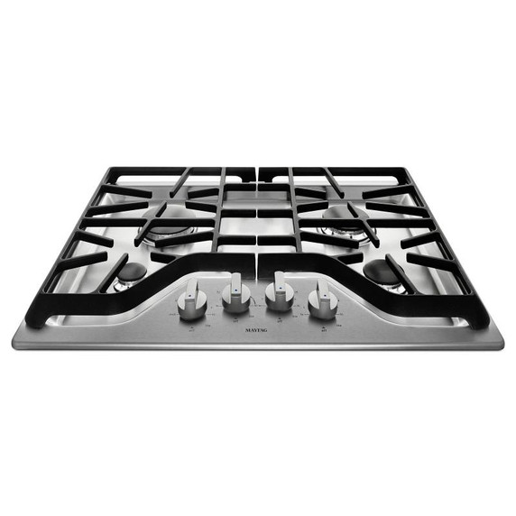 Maytag® Table de cuisson au gaz avec 4 brûleurs de puissance Power™ - 30 po MGC7430DS