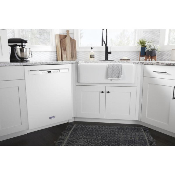 Maytag® Lave-vaisselle à cuve en acier inoxydable avec filtration à puissance double MDB4949SKW