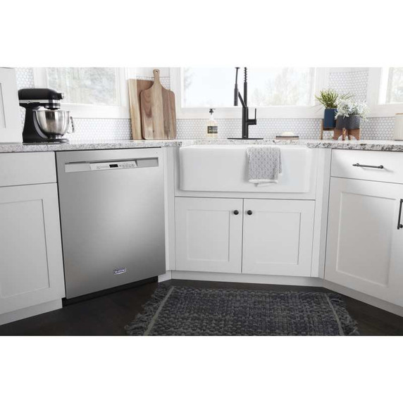 Maytag® Lave-vaisselle à commandes dissimulées avec filtration à puissance double et cycle intensif PowerBlast® MDB4949SKZ
