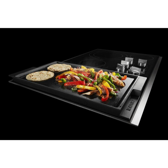 Maytag® Table de cuisson électrique avec gril et plaque chauffante réversible - 36 po MEC8836HS