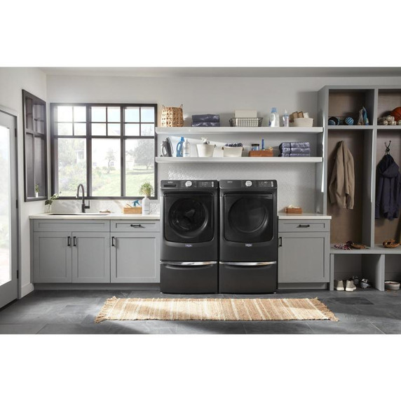 Maytag® Piédestal avec rangement pour laveuse et sécheuse à chargement frontal de 15,5 po XHPC155MBK