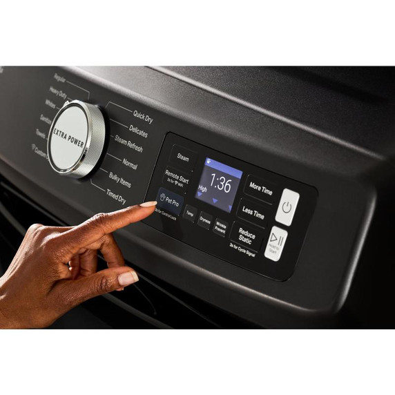 Maytag® Piédestal avec rangement pour laveuse et sécheuse à chargement frontal de 15,5 po XHPC155MBK