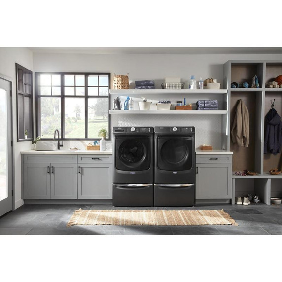 Maytag® Piédestal avec rangement pour laveuse et sécheuse à chargement frontal de 15,5 po XHPC155MBK