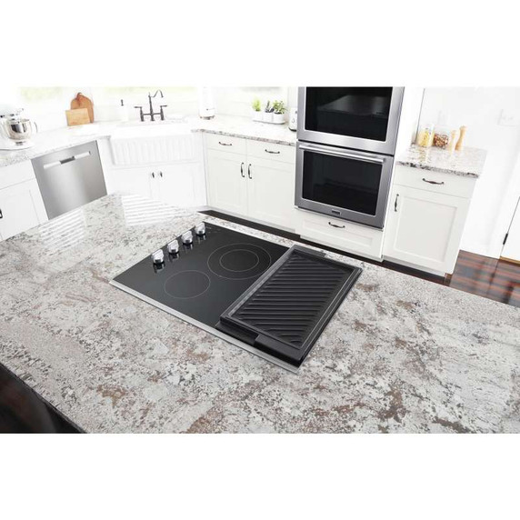 Maytag® Table de cuisson électrique avec grille et plaque chauffante réversibles - 30 po MEC8830HS