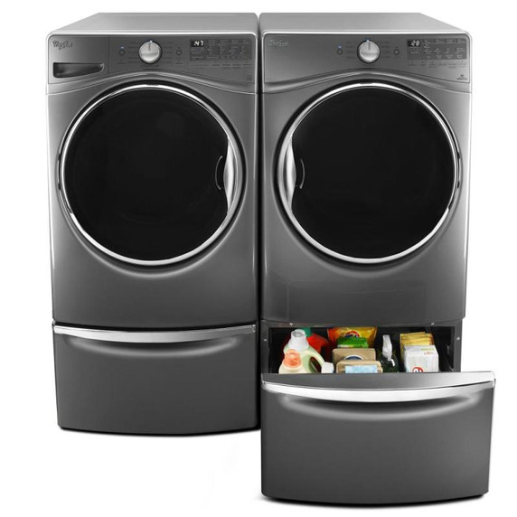 Maytag® Piédestal avec poignée chromée et tiroir de rangement - 15.5 po (39.37 cm) XHPC155YC