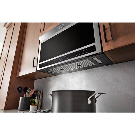 Maytag® Four à micro-ondes à hotte intégrée encastré affleurant avec gril YMMMF8030PZ