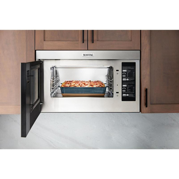 Maytag® Four à micro-ondes à hotte intégrée encastré affleurant avec gril YMMMF8030PZ