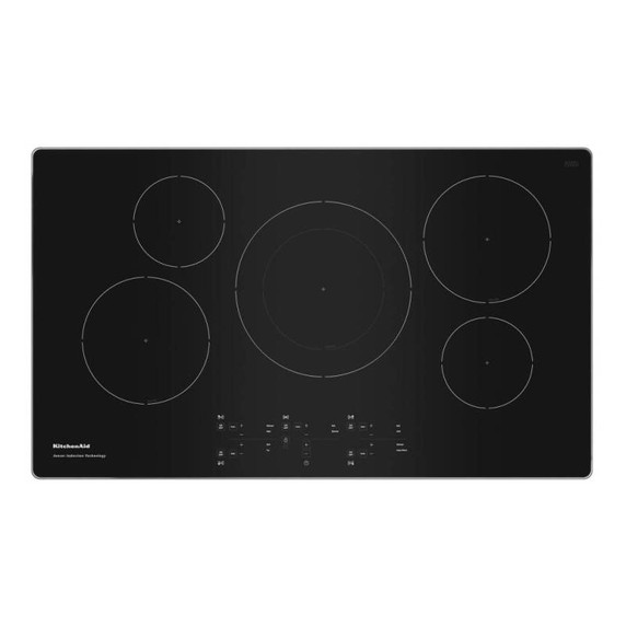 Kitchenaid® Table de cuisson à induction par capteur de 5 éléments et 36 po KCIG556JSS