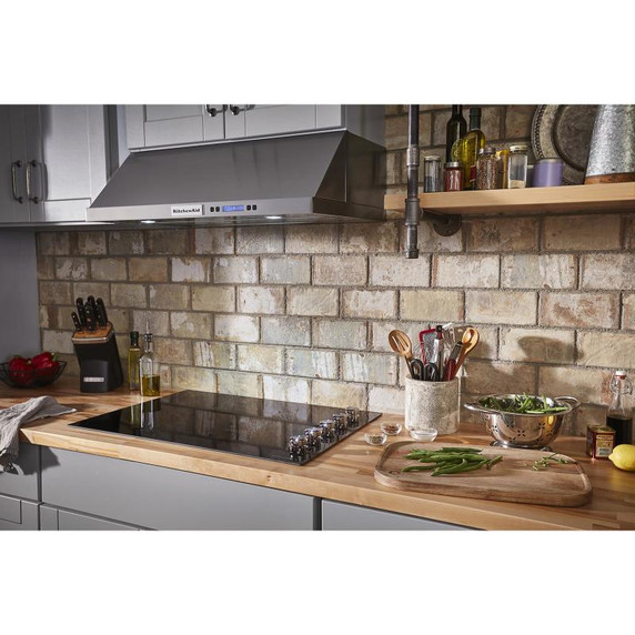 Kitchenaid® Table de cuisson électrique avec 5 éléments et boutons de commande - 30 po KCES550HBL