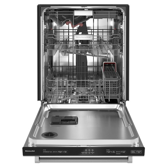 Kitchenaid® Lave-vaisselle à fini PrintShieldTM avec troisiéme panier 360° Max Jets™ - 44 dBA KDTM404KBS
