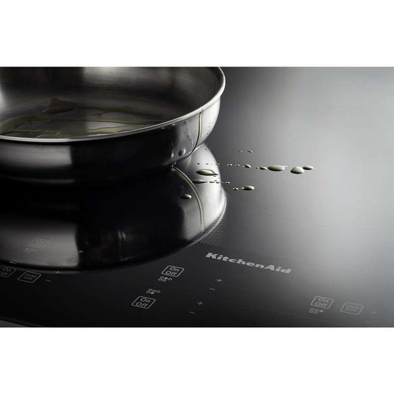 Kitchenaid® Table de cuisson électrique avec 5 éléments et commandes tactiles - 30 po KCES950KBL