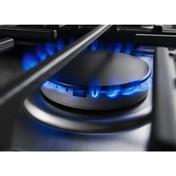 Kitchenaid® Cuisinière bi-combustible à commandes frontales, 4 brûleurs, 30 po KSDG950ESS