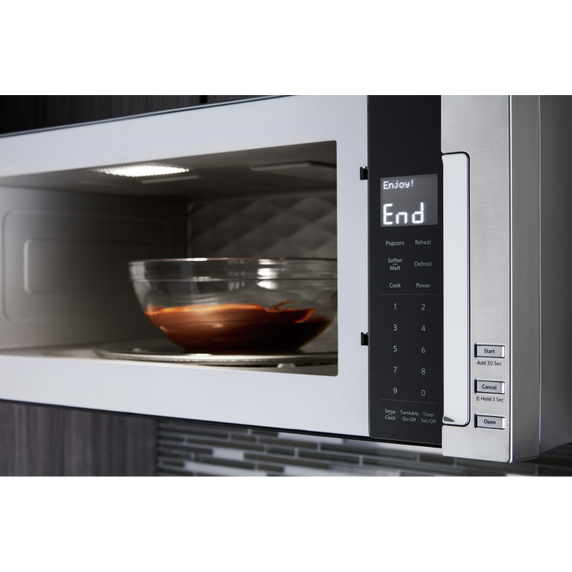 Kitchenaid® Four à micro-ondes à hotte intégrée et profil bas - 900 watts - 30 po YKMLS311HSS