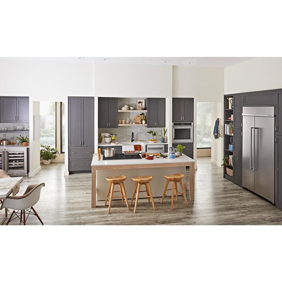 Kitchenaid® Table de cuisson au gaz à évacuation descendante avec 5 brûleurs - 36 po KCGD506GSS