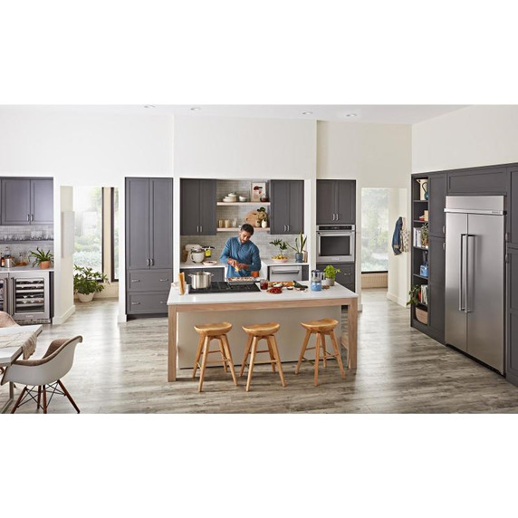 Kitchenaid® Table de cuisson au gaz à évacuation descendante avec 5 brûleurs - 36 po KCGD506GSS