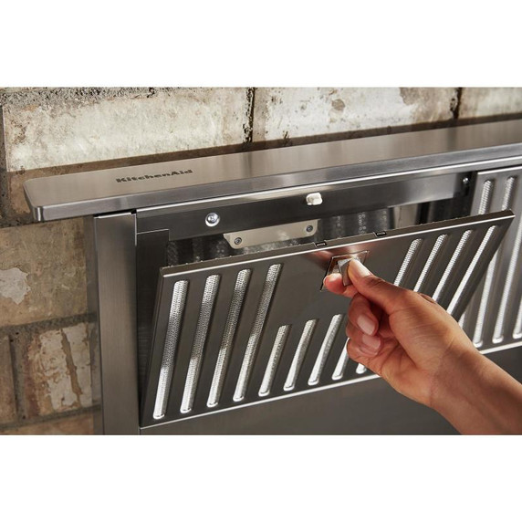 Kitchenaid® Système de ventilation escamotable à évacuation descendante de 30 po, 600 pi cu/min KXD4630YSS