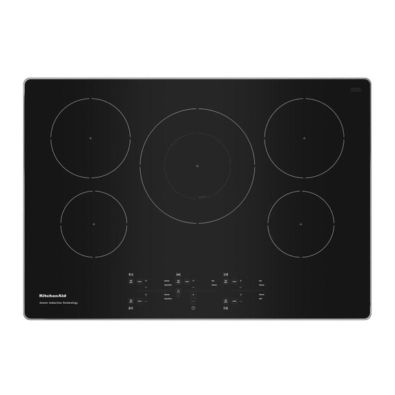 Kitchenaid® Table de cuisson à induction par capteur de 5 éléments et 30 po KCIG550JSS