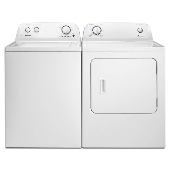 Amana® Sécheuse au gaz à chargement vertical de 6.5 pi cu avec contrôle de séchage automatique NGD4655EW