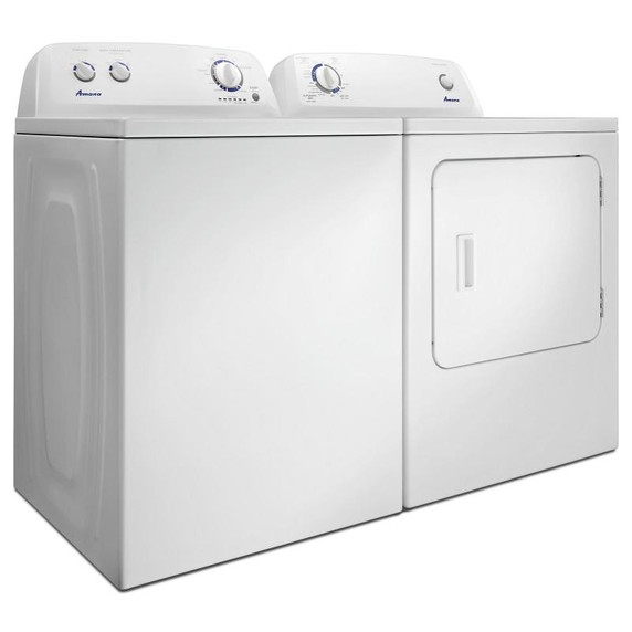Amana® Sécheuse électrique à chargement vertical de 6.5 pi3 à contrôle de séchage automatique YNED4655EW