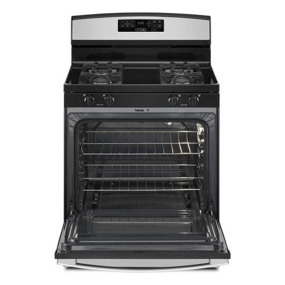 Amana® Cuisinière au gaz avec option d’autonettoyage de 30 po AGR6603SMS