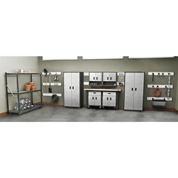 Gladiator® Armoire murale GearBox à porte pleine longueur prête à assembler GAWG28FDYG