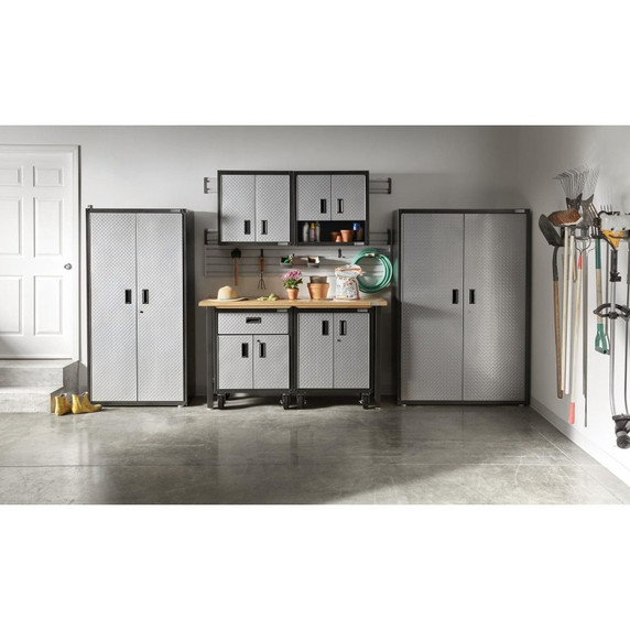 Gladiator® Armoire murale GearBox à porte pleine longueur prête à assembler GAWG28FDYG