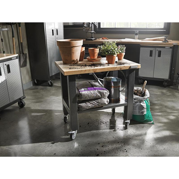 Gladiator® Établi en bois franc à hauteur réglable de 8 pi (243,8 cm) GAWB08HWEG