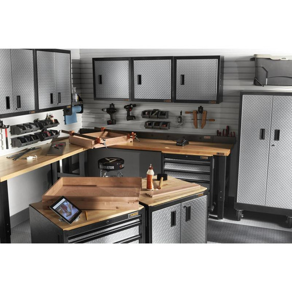 Gladiator® Établi en bois franc à hauteur réglable de 8 pi (243,8 cm) GAWB08HWEG