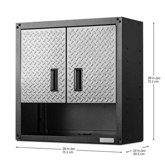 Gladiator® Armoire murale GearBox à porte 3/4 prête à assembler GAWG28KDYG