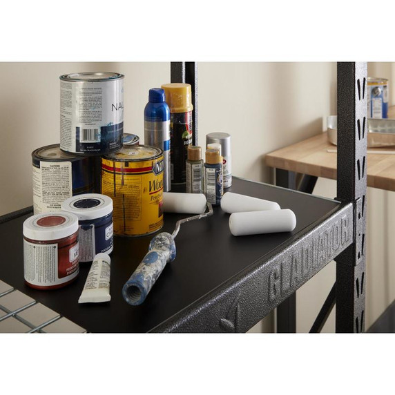 Gladiator® Paquet de 2 revêtements de rayonnage pour tablettes de 18 po de profondeur GASL182PHB
