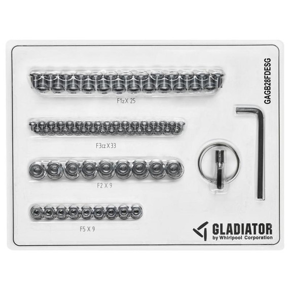 Gladiator® Armoire modulaire GearBox à porte pleine grandeur prête à assembler GAGB28FDESG