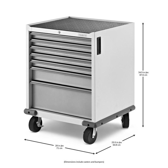 Gladiator® Armoire à outils modulaire de série Premier pré-assemblée à 7 tiroirs GAGD277DKW