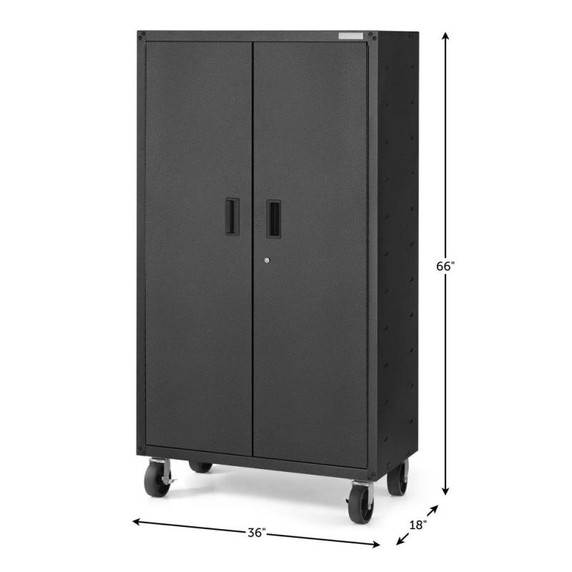 Gladiator® Armoire de rangement mobile GearBox prête à assembler GALG36CKKSG