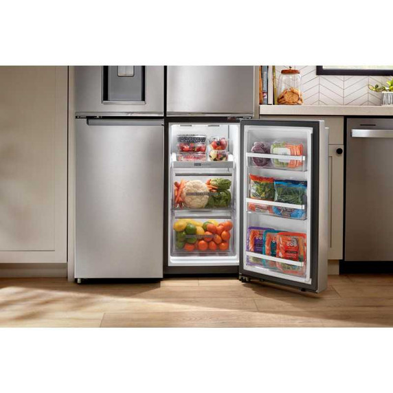 Whirlpool® Réfrigérateur à profondeur de comptoir à 4 portes avec machine à glaçons dans la porte de 36 po WRQC7836RZ