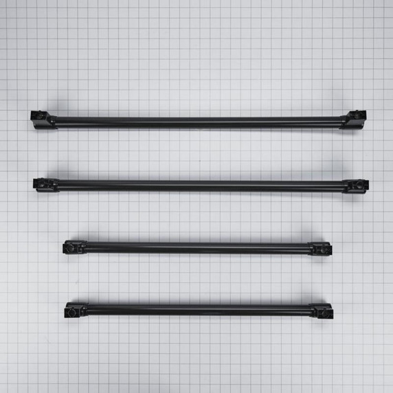 Trousse de poignées pour réfrigérateur à portes françaises noir W10716735